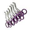 Purple Color - Paramedic Scissors 7.5" Length with One Serrated