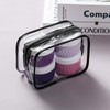 Kuangre Travel Containers for Toiletries, Silicone Cream Jars BPA-Free, TSA