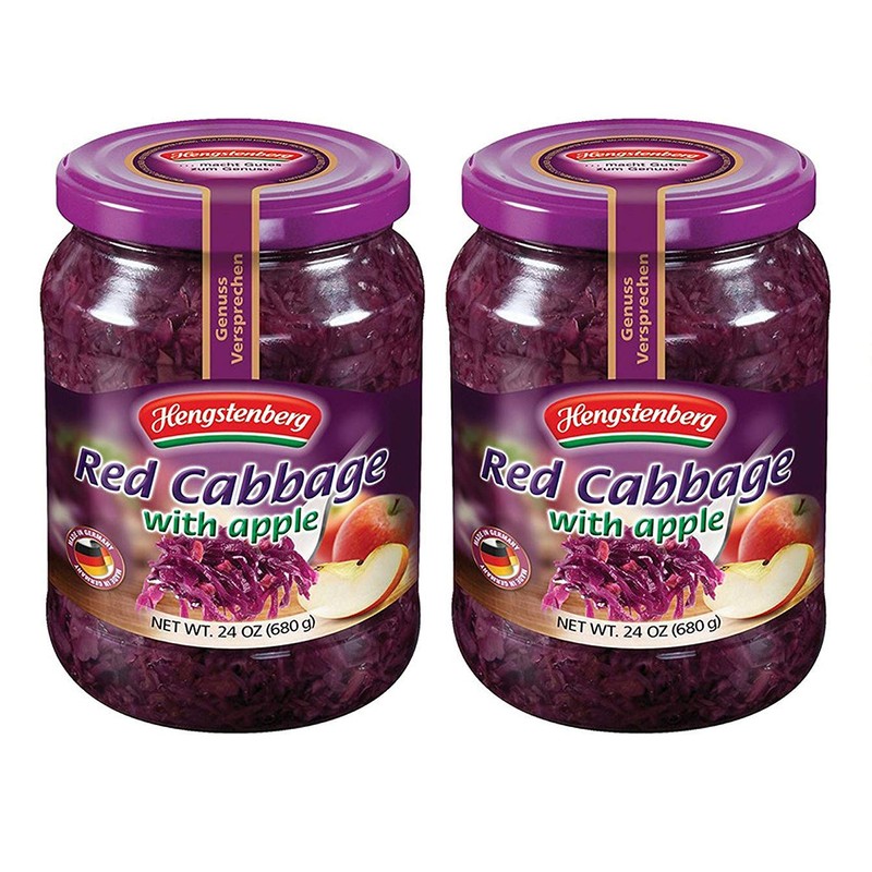Hengstenberg Cabbage Red Apple, 24 oz (2-Pack)
