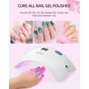 SUNUV UV LED Nail Lamp for Gel Nails with 30,