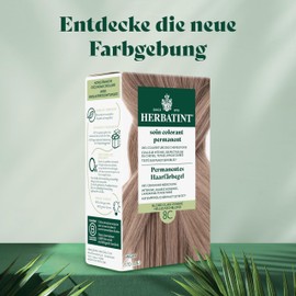 Herbatint Permanent Hair Dye Gel 8C Light Ash Blonde - 170 ml I No Ammonia, Optimal Grey Hair Coverage I Tested for Sensitive Skin with 8 Plant Extracts