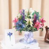 Yamobi 3D Pop-Up Birthday Card with Bouquet, 3D Pop-Up Bouquet,