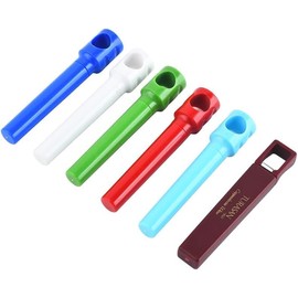 Weinkorkenzieher in zufälliger Farbe, tragbarer Weinöffner, Weinkorkenöffner, Mini-Korkenzieher, Restaurant, Weinflasche, Weinkorkenöffner, coole Taschenkorkenzieher, Reisegeschenke, 5 Stück