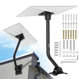 Gen 3 Mount for Starlink, Adjustable Starlink Gen 3 Mount,Wall/Roof Mounting Starlink Kit,Compatible with V3 Starlink Standard Dish-Include Aluminum Gen 3 Pipe Adapter