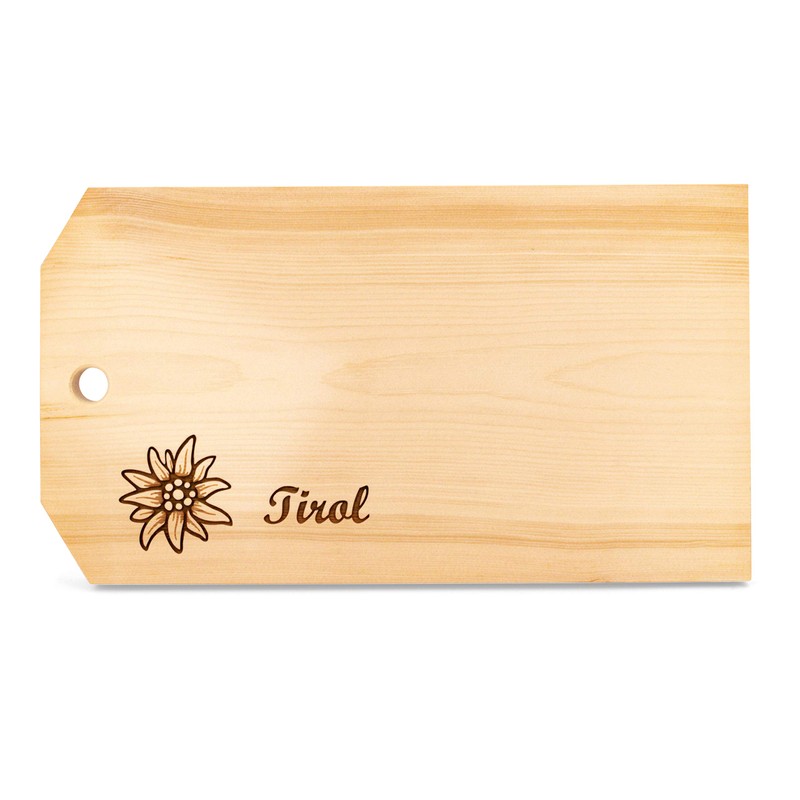 Swiss pine snack board, natural (Edelweiss)