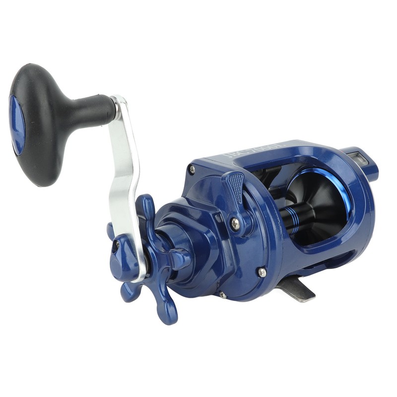 Baitcasting Fishing Reel Round Baitcaster Reel Smooth Powerful Saltwater Inshore