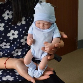 PYD Reborn Baby Dolls Lifelike Newborn Girl Doll Full Body Soft Vinyl Silicone Baby