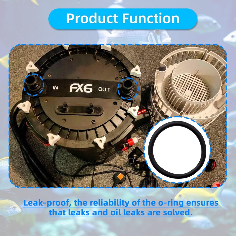 A20212 A-20212 O-Ring, Compatible with Fluval FX4, FX5, FX6 High-Performance