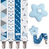 Liname Liname Neutral Pacifier Clip with Teething Toy - 4