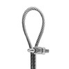 QWORK 3/8" Wire Rope Clamp Clip M10, 10 Pack Large
