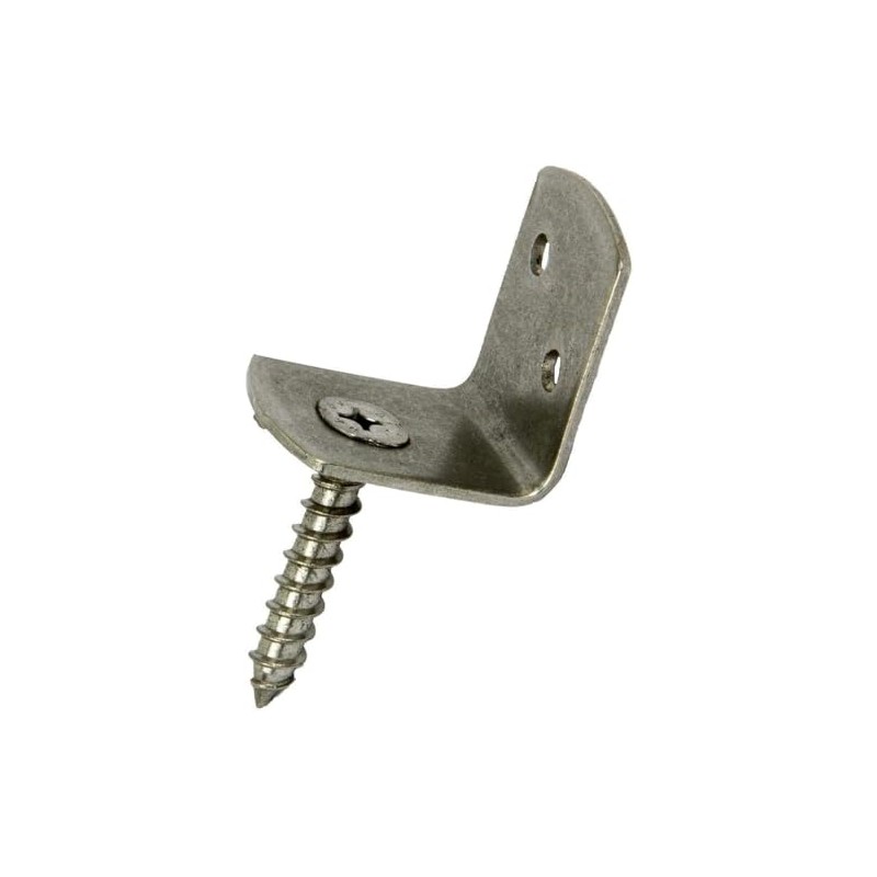 GeZu Impex® Set of 4 Stainless Steel Mesh Fence Brackets