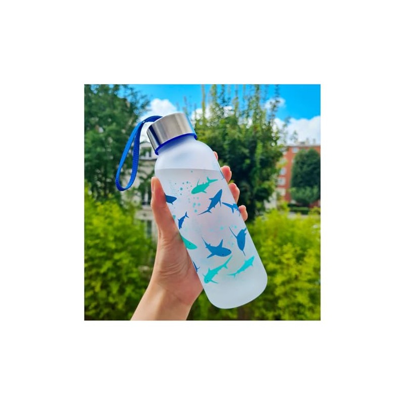 Pylones, Happyglou Small Shark Water Bottle 420 ml