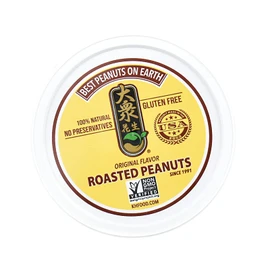 KHFOOD Roasted Peanuts (2 packs of 6oz containers)
