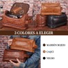 Neceser para Hombre de Cuero Organizador de Viaje con Gancho