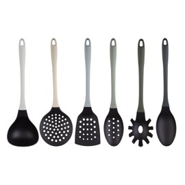 Masterchef Kitchen Utensils, Kitchen Utensils, Cooking Utensils Including Cooking Spoon Set, Baking Utensils, Non-Stick Coating, Scratch-Resistant and Heat Resistant Cookware, Grey
