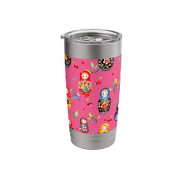 Russian dolls,nesting dolls,matryoshka art Stainless Steel Insulated Tumbler