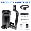 JDMON Oil Catch Can Oil Separator Reservoir Tank Compatible with