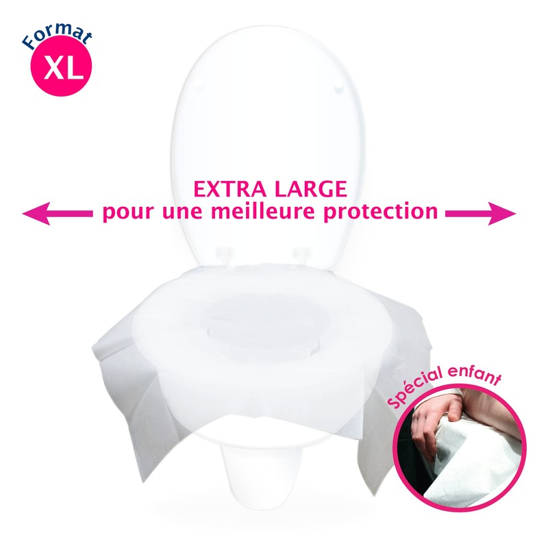 Orgakiddy Disposable Toilet Bowl Protector XL 10 Units