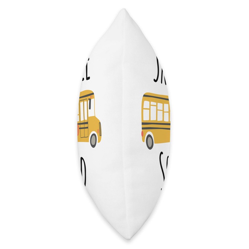 Skoolie Squad School Bus Conversion RV Throw Pillow