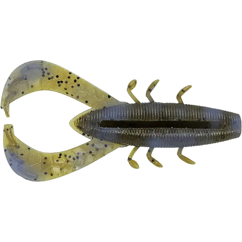 YAMAMOTO BAITS 3.5" NUKI Bug / 6 Pack/Blue Craw