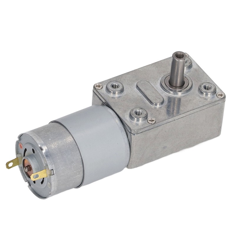 30RPM DC Worm Gear Motor Self Locking Function Rectangular Speed