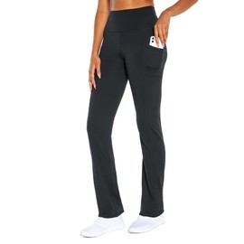 Marika Women's Standard Jada Eclipse High Rise Pocket Bootcut Pant, Black