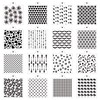 16 Pcs 5.5x5.5in Cookie Stencil Baking Stencils for Royal Icing