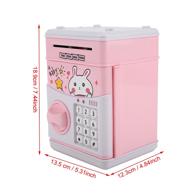 Toy Bank ATM Electric Password Money Box Automatic Saving Music