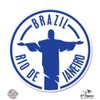 GT Graphics Brazil Rio De Janeiro - Vinyl Sticker Waterproof