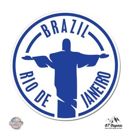 GT Graphics Brazil Rio De Janeiro - Vinyl Sticker Waterproof Decal