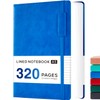 NIRMIRO A5 Notebook Hardback, 320 Pages Lined Notebook Journal with