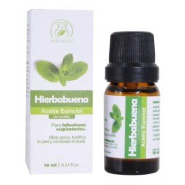 Productos Mart Mexico Aceite Esencial De Hierbabuena Concentrado Puro 100%