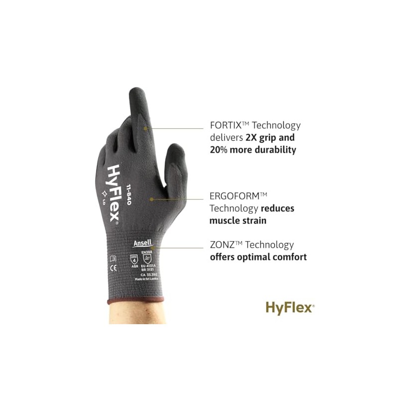 ANSELL HYFLEX 11-840 SZ 08- Guantes (talla M)