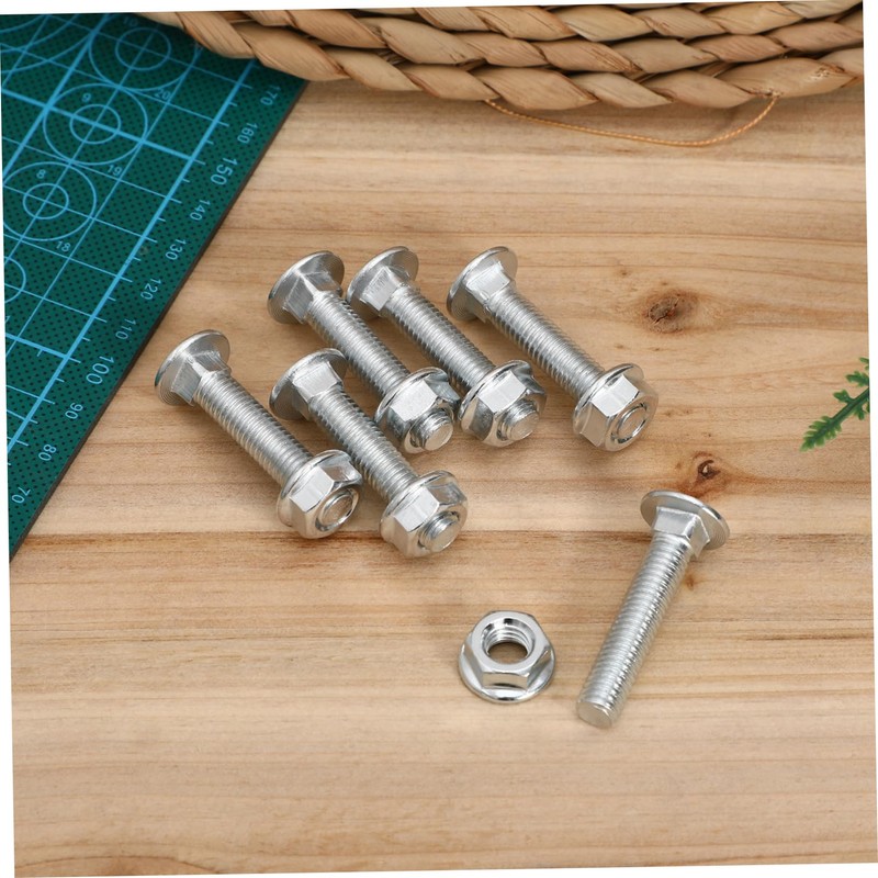 ABOOFAN 20 Sets Carbon Steel Carriage Bolt Collection with Zinc