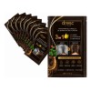 10 Shampoo Tinte Café Oscuro Instantáneo Cubre Cana 30ml C/u