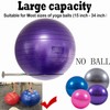 Wall Mounted Stainless Steel Exercise Ball Holder, Sturdy Yoga Ball