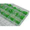 Geko G02810 O-Ring Assortment, 270 Pieces, Green
