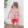 Popshion Girls Valentine's Day Outfit Toddler Girls Summer Clothes 2