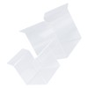 2Pcs Zip Lock Bag Holder Acrylic Food Storage Bag Stand
