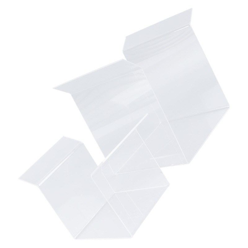 2Pcs Zip Lock Bag Holder Acrylic Food Storage Bag Stand