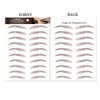 TEONEI Eyebrow Tattoos Stickers Safety Temporary Eyebrow Stickers (5 Sheets)