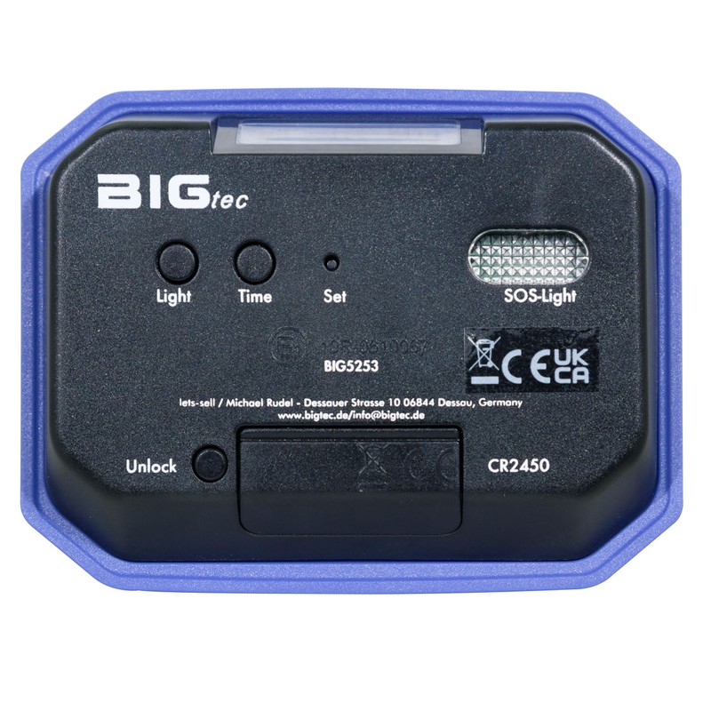 BIGtec Electronic Parking Disc Electric with Approval Motor Transport Federal