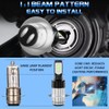 TJJTGBR P15D H6M LED bulbs Motorcycle Bulbs 8000K Ice Blue,For