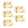 5Pcs Champagne Bottle Stopper Stainless Steel Champagne Sealer Plug Reusable