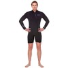 NeoSport Wetsuits Men's Premium Neoprene 7mm Step-In Jacket,Black,Medium