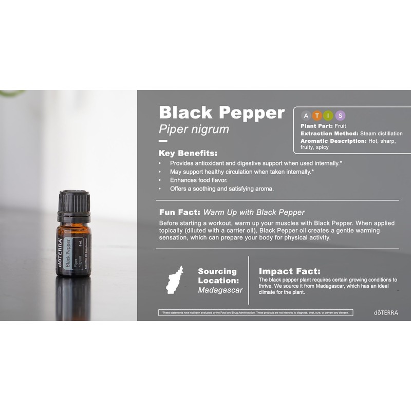 doTERRA Black Pepper Essential Oil 5ml