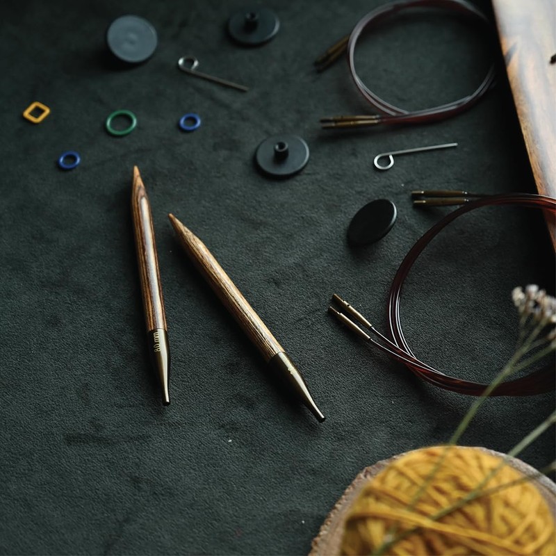 KnitPro K31231 Circular Knitting Needles Wood Assorted 7 mm