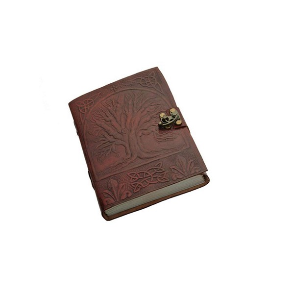Leather Journal Tree of Life Writing Notebook Travel Journal Leather Notebook Art Sketchbook Brown 5 x 7 inches