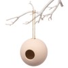Baker Ross AW304 Ceramic Round Bird Houses (Box of 2)