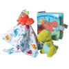 Mary Meyer Baby Gift Set Soft Toys, 3-Piece, Pebblesaurus